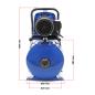 Preview: Hauswasserwerk 1200W 3400l/h, Hauswasserautomat mit Druckschalter und 19l Membrankessel