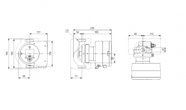 Magna3 25-80 - 97924625 Grundfos Umwälzpumpe