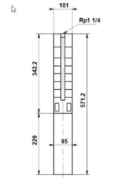 SP 1A-9 Grundfos 0,37 Kw Unterwasserpumpe 08001K09