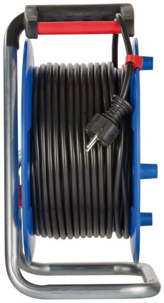 Chacon Kabeltrommel 10 M – Mit 4 Steckdosen, 16 A, H05VVF 3x1,5 Mm², Thermoschutz & Griff, Für Innen